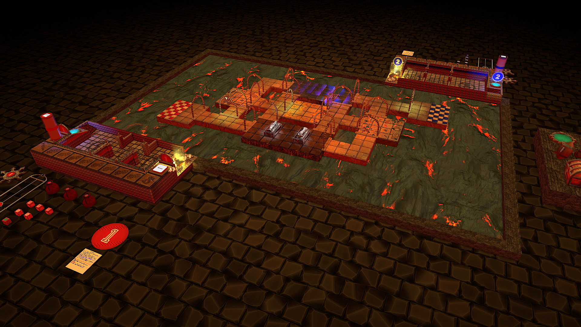 Dungeon Bowl board layout