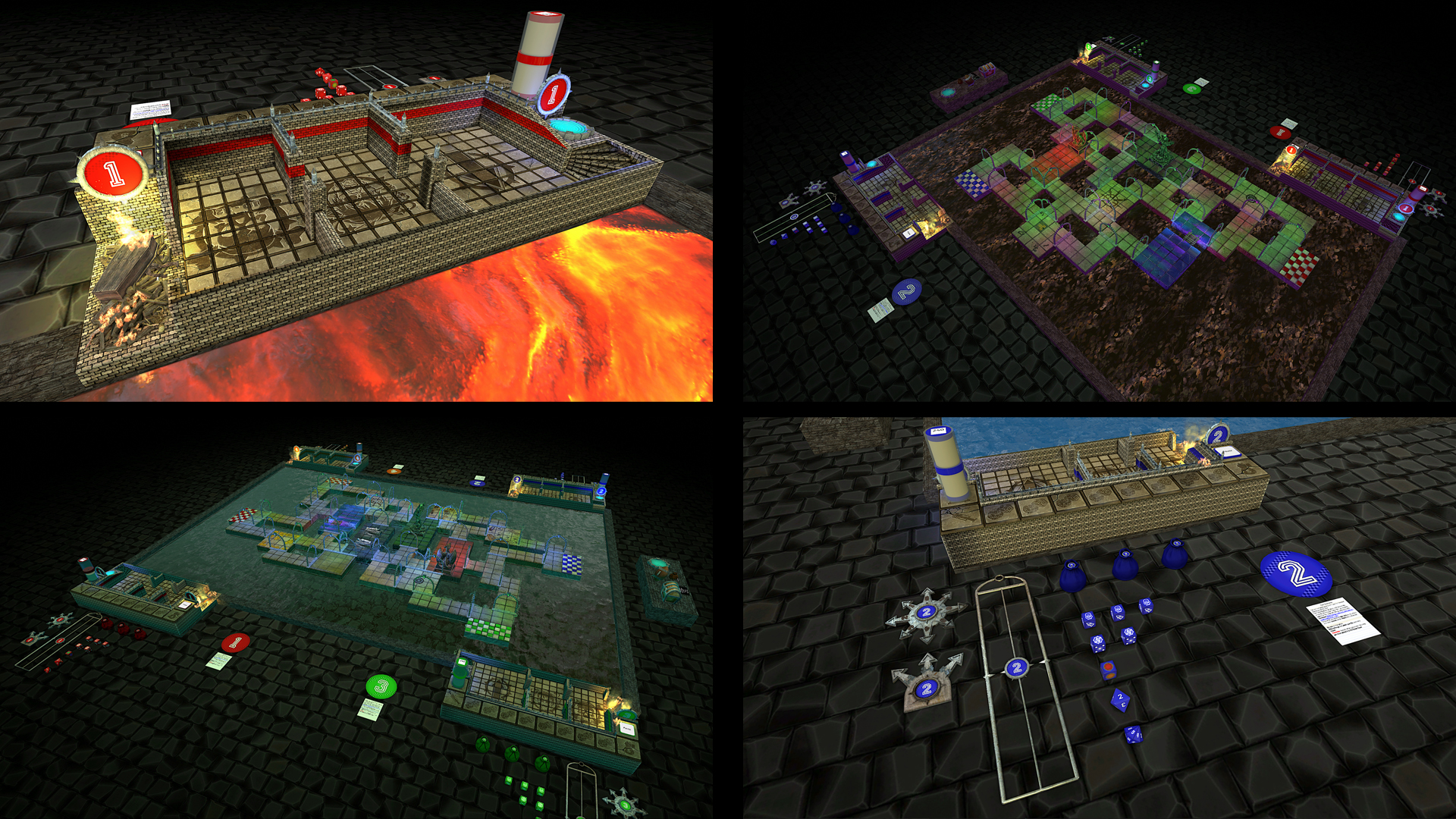 Dungeon Bowl scenario layouts